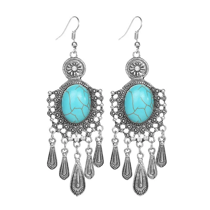 LOVBEAFAS модные браслеты богемные длинные свисающие серьги для женщин ювелирное