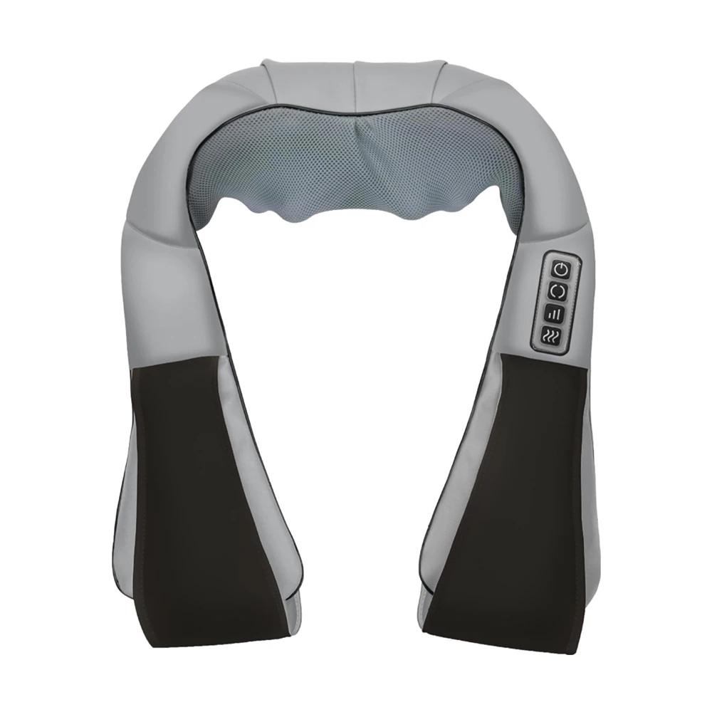 Электрический массажер для шеи боли в спине шиацу инфракрасная лампа роликовая