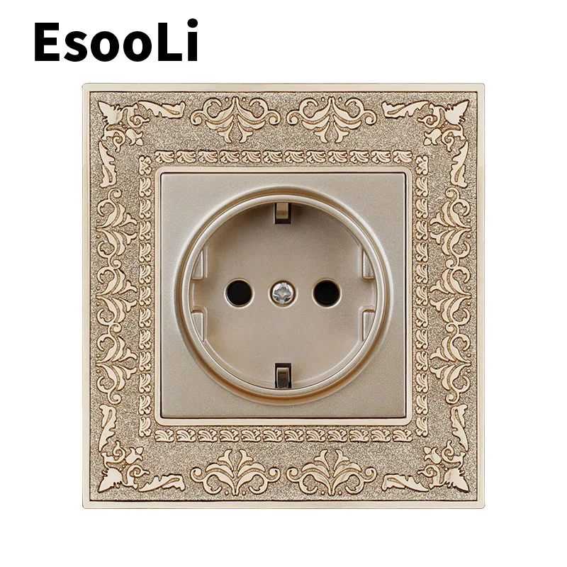 Розетка EsooLi серая евростандарт 16 А 110 ~ 250 В переменного тока | Обустройство дома