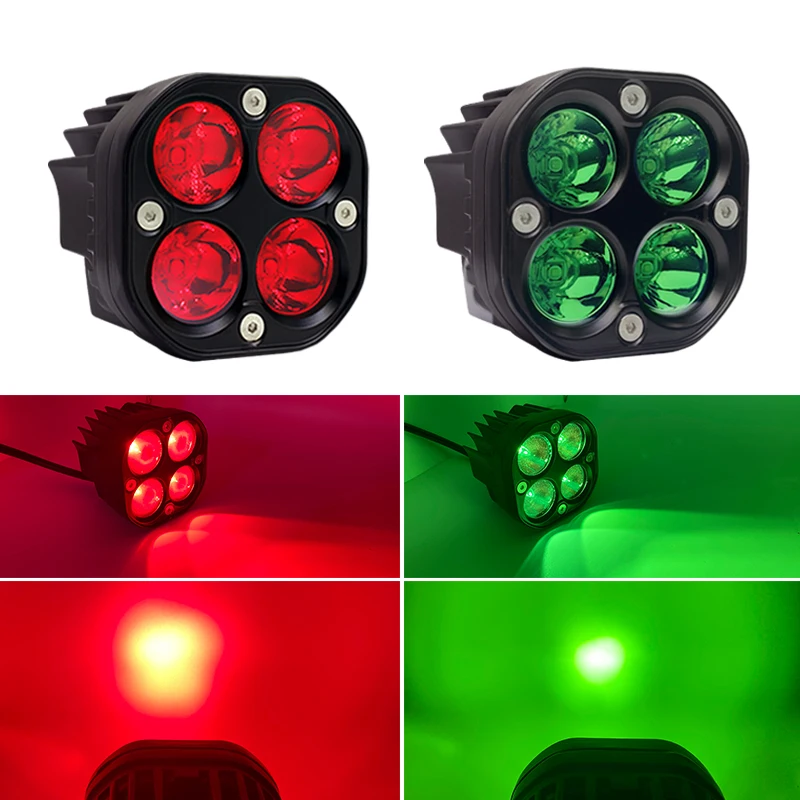 

3 inch 40W Led Spotlight Work Light 12V 24V Fog Lights Driving Offroad 4X4 Led Light Bar for Truck Car ATV SUV ATV Motorcycle