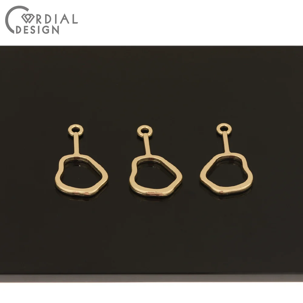 

Cordial Design 100Pcs 14*25MM Jewelry Accessories/Pendant For Earrings/Hand Made/DIY Charms/Jewelry Findings & Components
