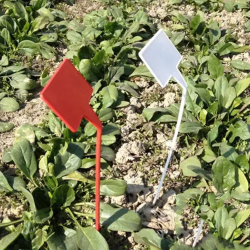 

Plastic Gardening Label Nursery Garden Upturned Seedl T-Type Marker Modern