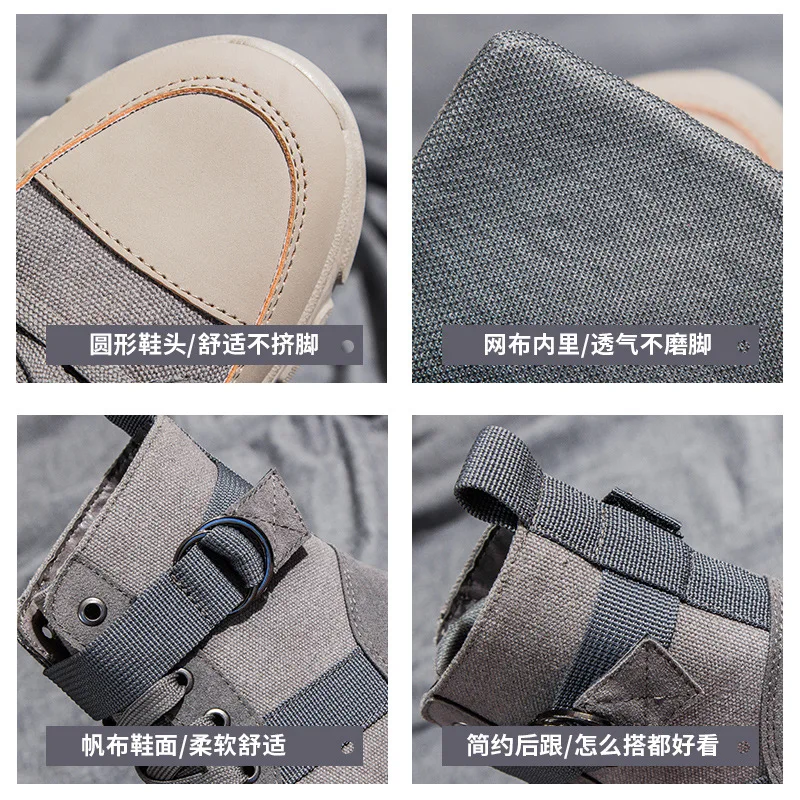 Модные зимние короткие женские ботильоны на платформе с высоким верхом