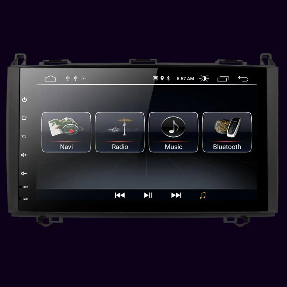 Isudar 1 Din Android авто радио для Mercedes/Benz/Sprinter/Viano/Vito/B class/B200/B180 автомобильный