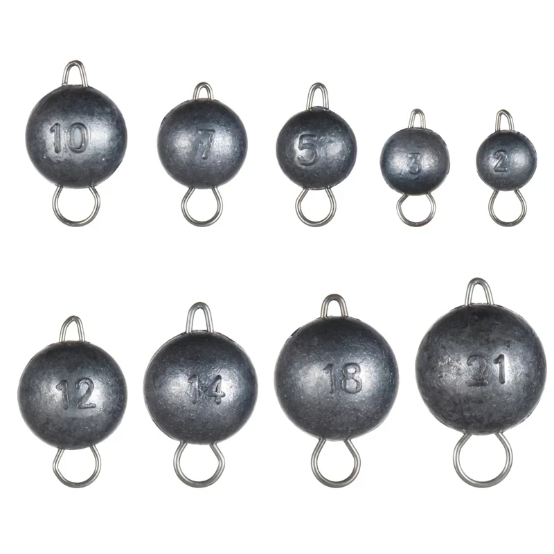 

5Pcs/lot Lead hook 2g 4g 6g 8g 12g 14g Jig Head Lead Deep Water Bullet Weight Soft Lure Baits Fishing Accessories