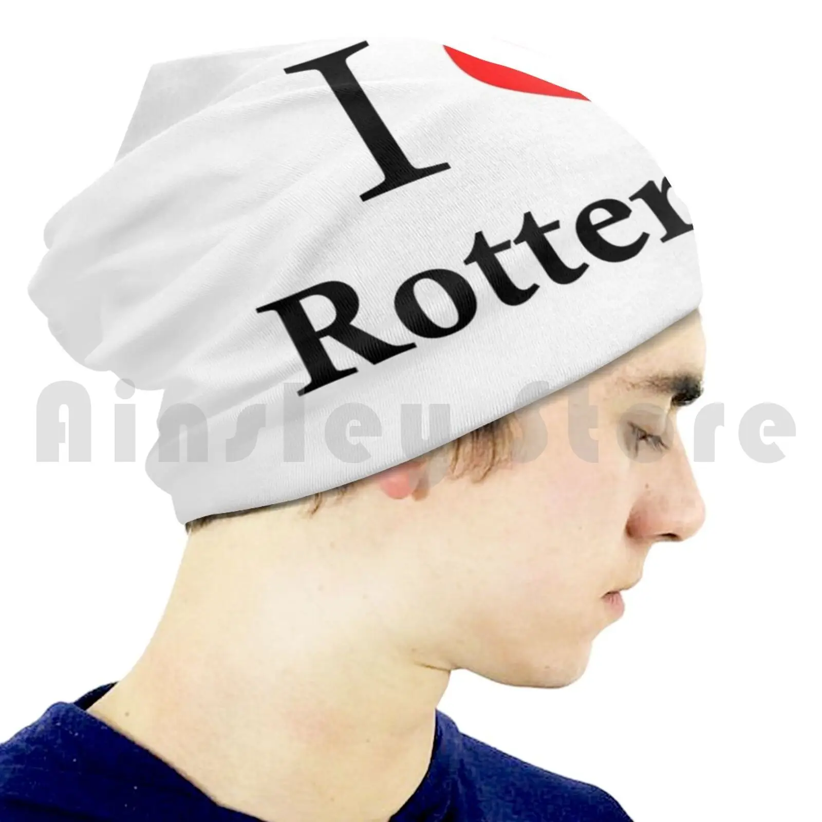 Вязаная Шапка-бини в стиле хип-хоп