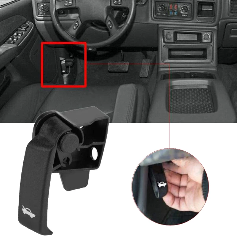 Выдвижная защелка капота выдвижная ручка для 1995 2007 Chevrolet Chevy GMC Cadillac Yukon Silverado