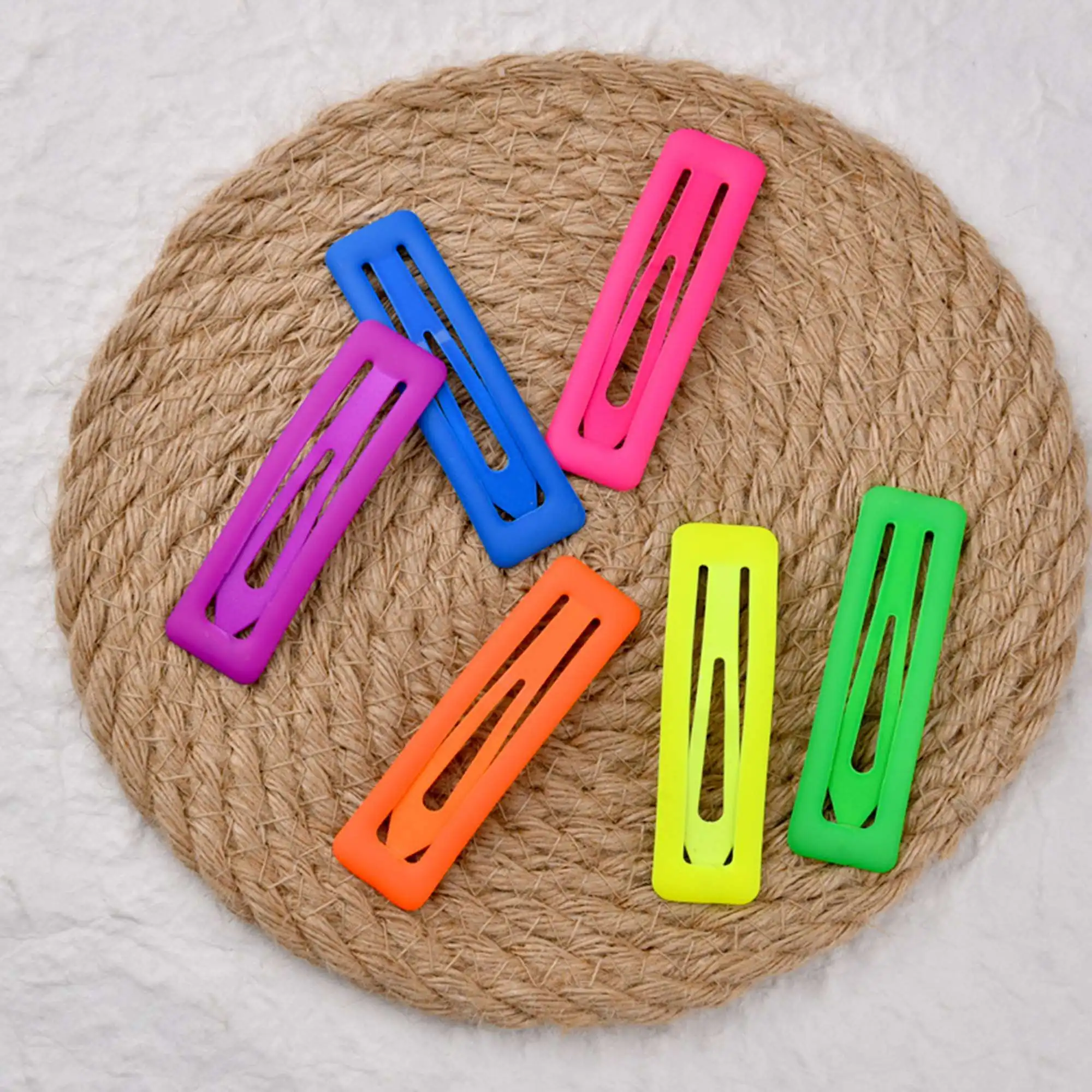 10 шт./лот 7 см флуоресцентная резиновая краска большой квадратный зажим для