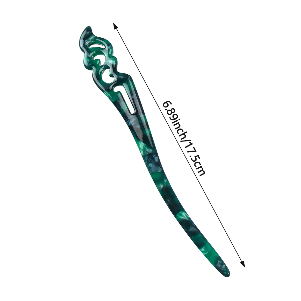 1 шт. ретро простота китайский Стиль заколка для волос из акрила палочек еды и