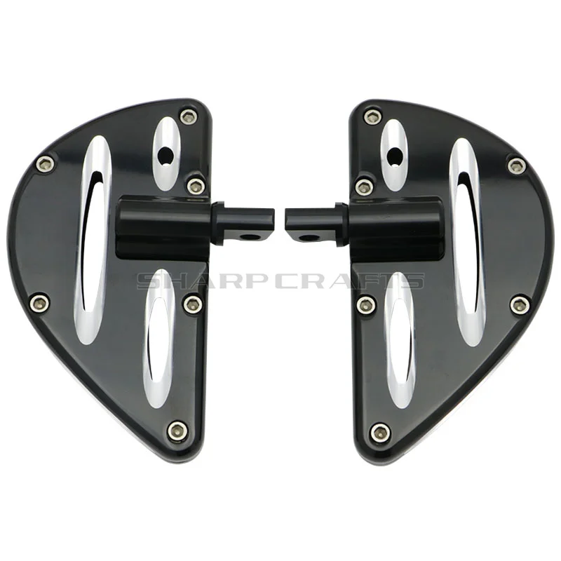 Мотоцикл CNC Edge Cut Rider Driver задние пассажирские половицы Подножка педаль подножки для Harley Dyna FLH FLST FLD Fat Boy