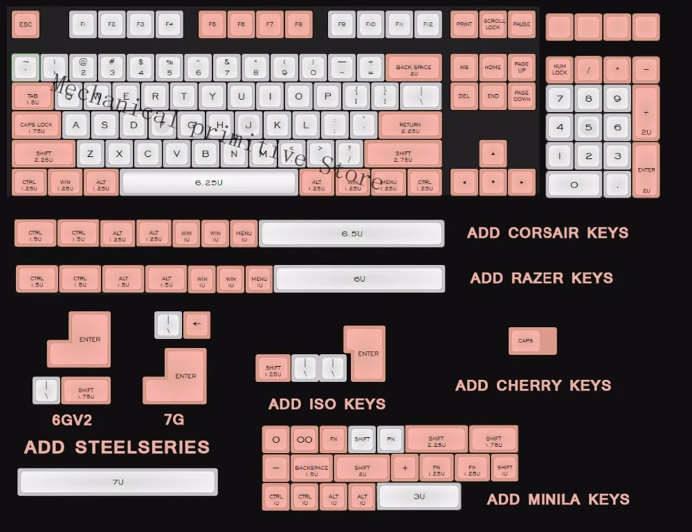 MP XDAS профиль PBT Keycap 163 сублимированные брелки для filco/DUCK/Ikbc MX Переключатель механическая клавиатура keycap, только брелков