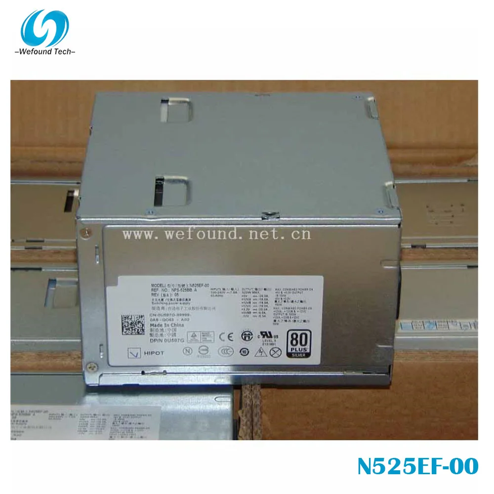 

Для DELL Precision T3500 DPS-525FB A H525AF0-00 N525EF-00 H525EF-00 HP-D5253A0 HP-D5252E0 блок питания высокого качества, полностью протестирован