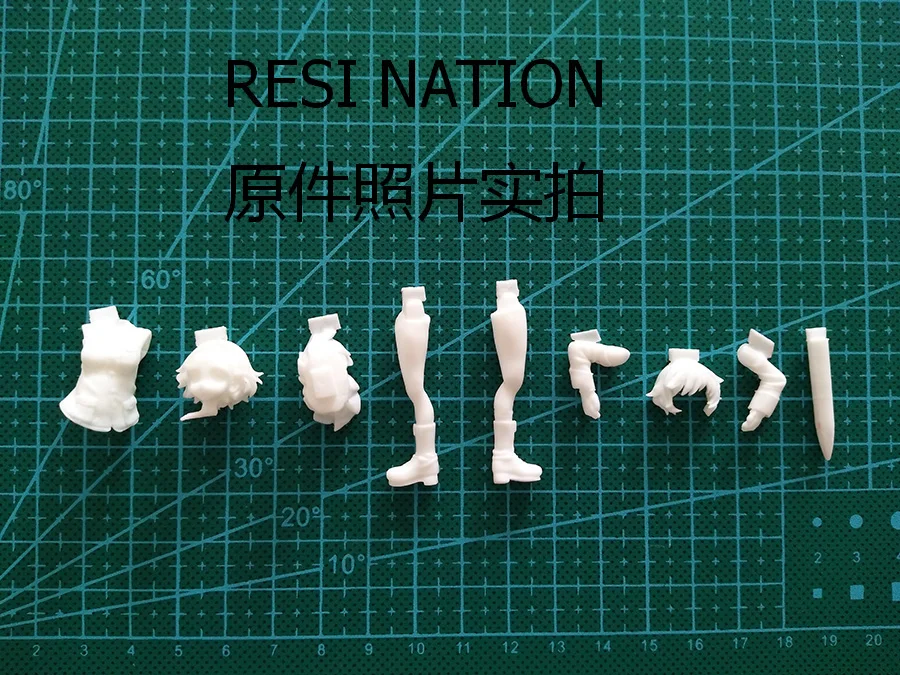 

1:20 Scale Die-cast Resin Assembly Model Short Hair Beauty Nurse Hand-colored Assembly Model Free Shipping