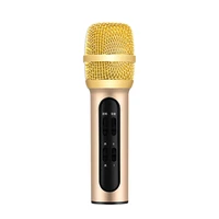 professional karaoke condenser microphone portable with echo sound card for mobile phone broadcast live