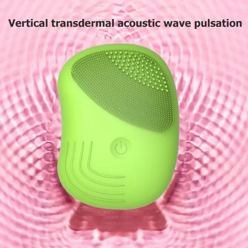 Силиконовая Очищающая щетка для лица в форме фруктов удаляющая черные точки