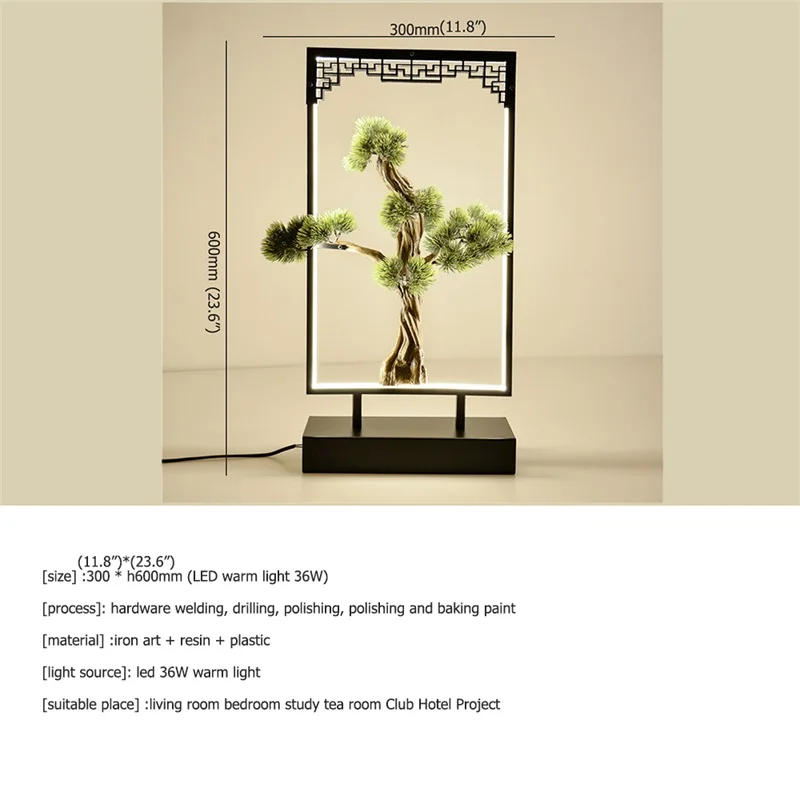 OUFULA настольная лампа из смолы современная офисная креативная декоративная