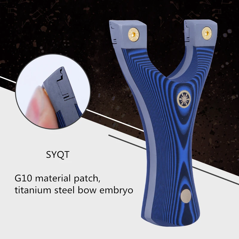 

Рогатка из титановой стали с креплением, быстрый нажим без переплета, высокоточный уличный конкурентоспособный дротики для рогатки