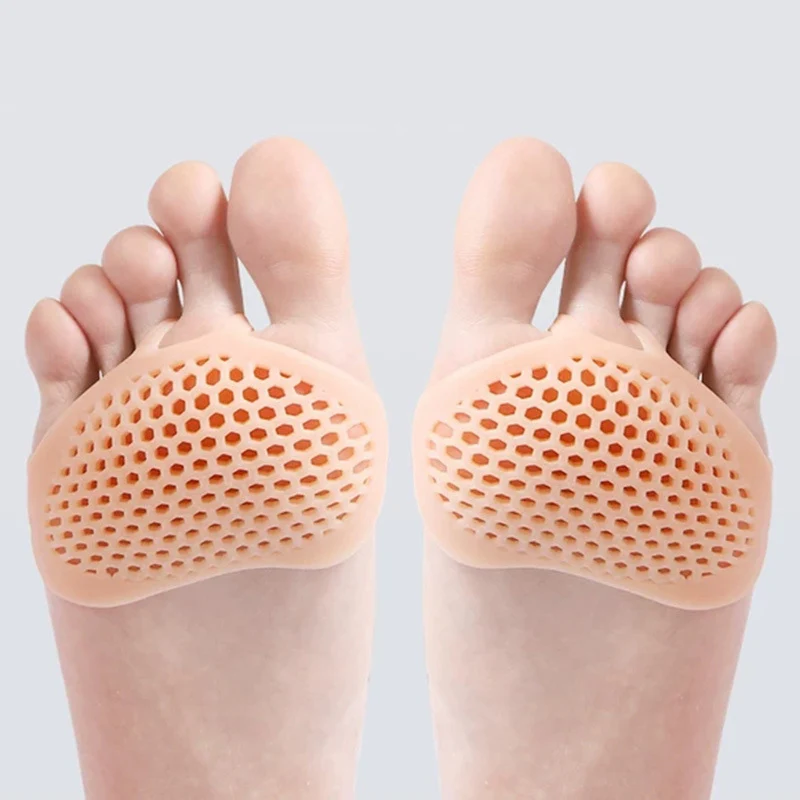 

Insoles Forefoot Pads for Women High Heel Shoes Foot Blister Care Toes Insert Pad Silicone Gel Insole Pain Relief