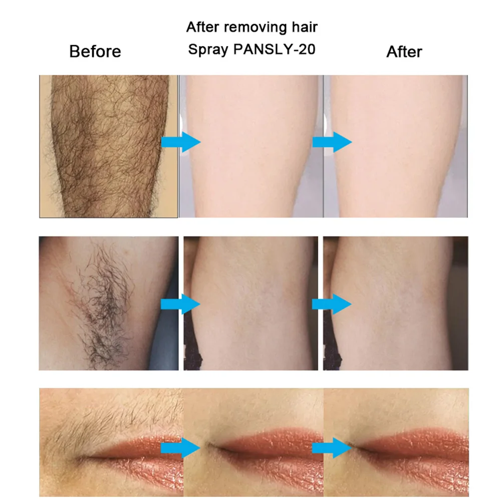 Pansly ингибитор для роста волос удаление с лица крем спрей борода бикини ноги тела