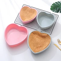 47910 silicone mold heart shape cake mold baking mousse cake toast bread pastry baking molds diy bakware tools accessories