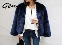 women winter jackets coats 2020 thicken warm faux fur coat outerwear casual shaggy fake fur jacket female cozy long overcoats
