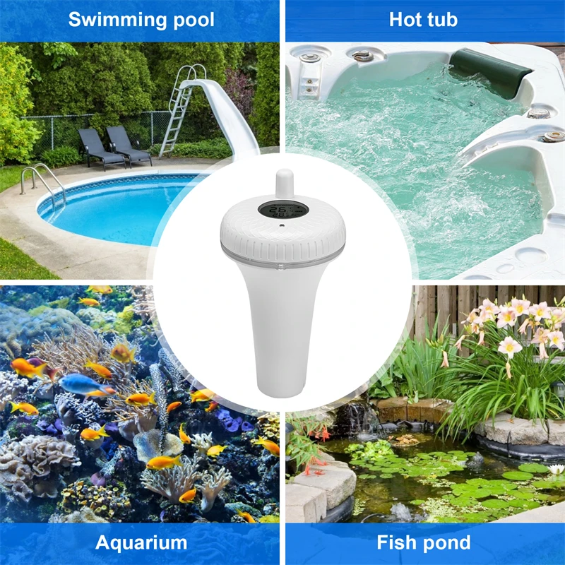 INKBIRD Wireless Floating Pool Thermometer IBS-P01B Swim SPA Pond Tub Waterproof Digital Floating Temperature Transmitter Meter images - 6