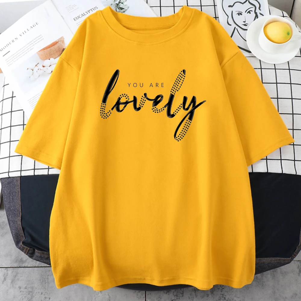 

Levelt Printing T-shirts Woman Creativity High Quality T-shirt Fashion Crewneck Cotton Tshirt Summer Vintage Female T Shirts
