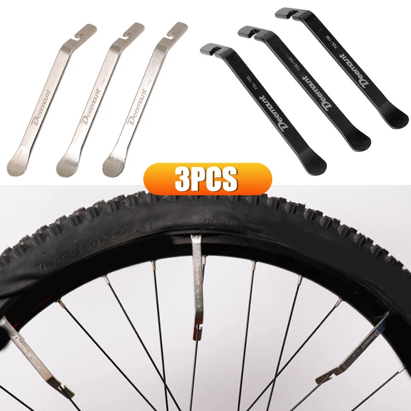 

3PCS Quality Bicycle Tyre Lever Tube Repair Service Carbon Steel Heat Treatment
