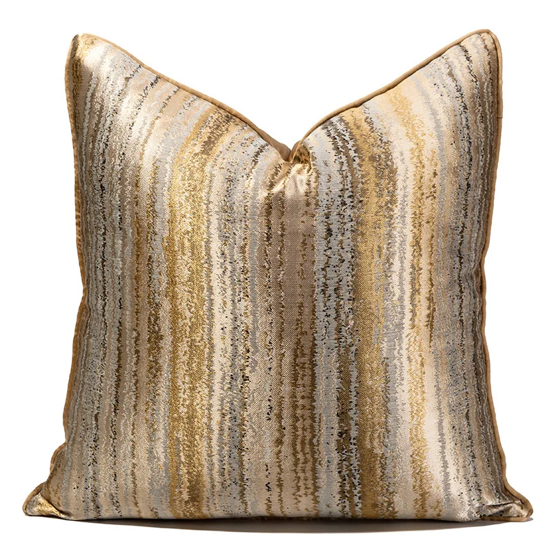 

Gold Cushion Cover Luxury Home Decor Throm Pillow Cover for Chair Livingroom Hotel Fashion Decorative Pillowcase 45x45 50x50