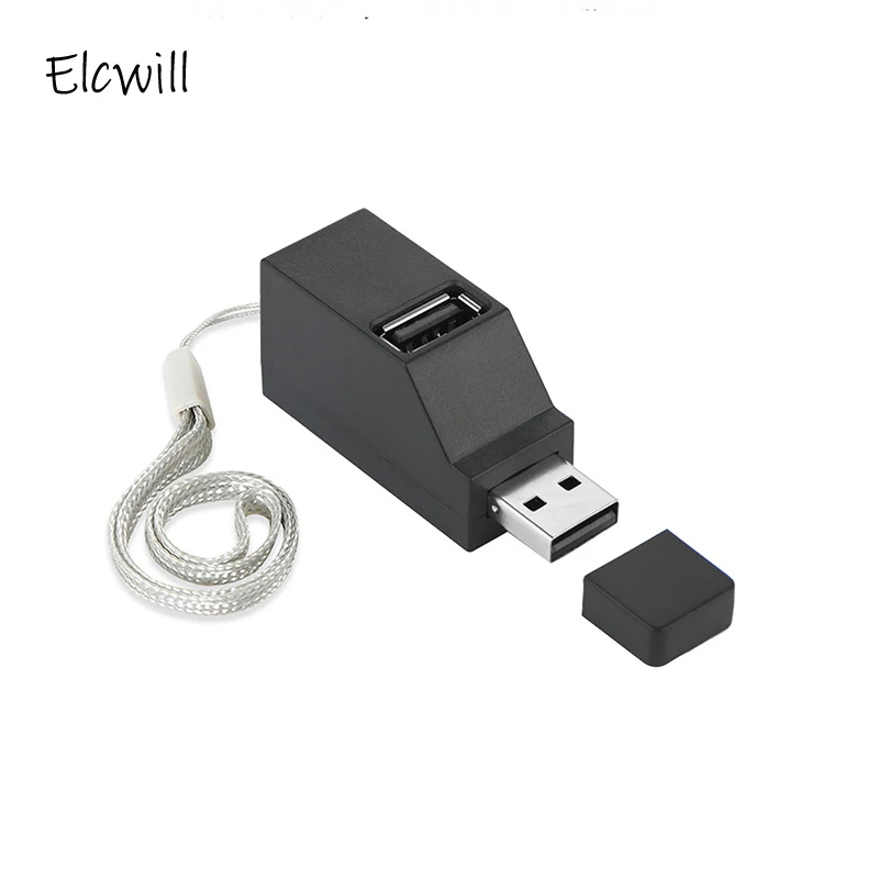 Мини 3 порта usb хаб USB 2 0 высокоскоростной концентратор разветвитель коробка