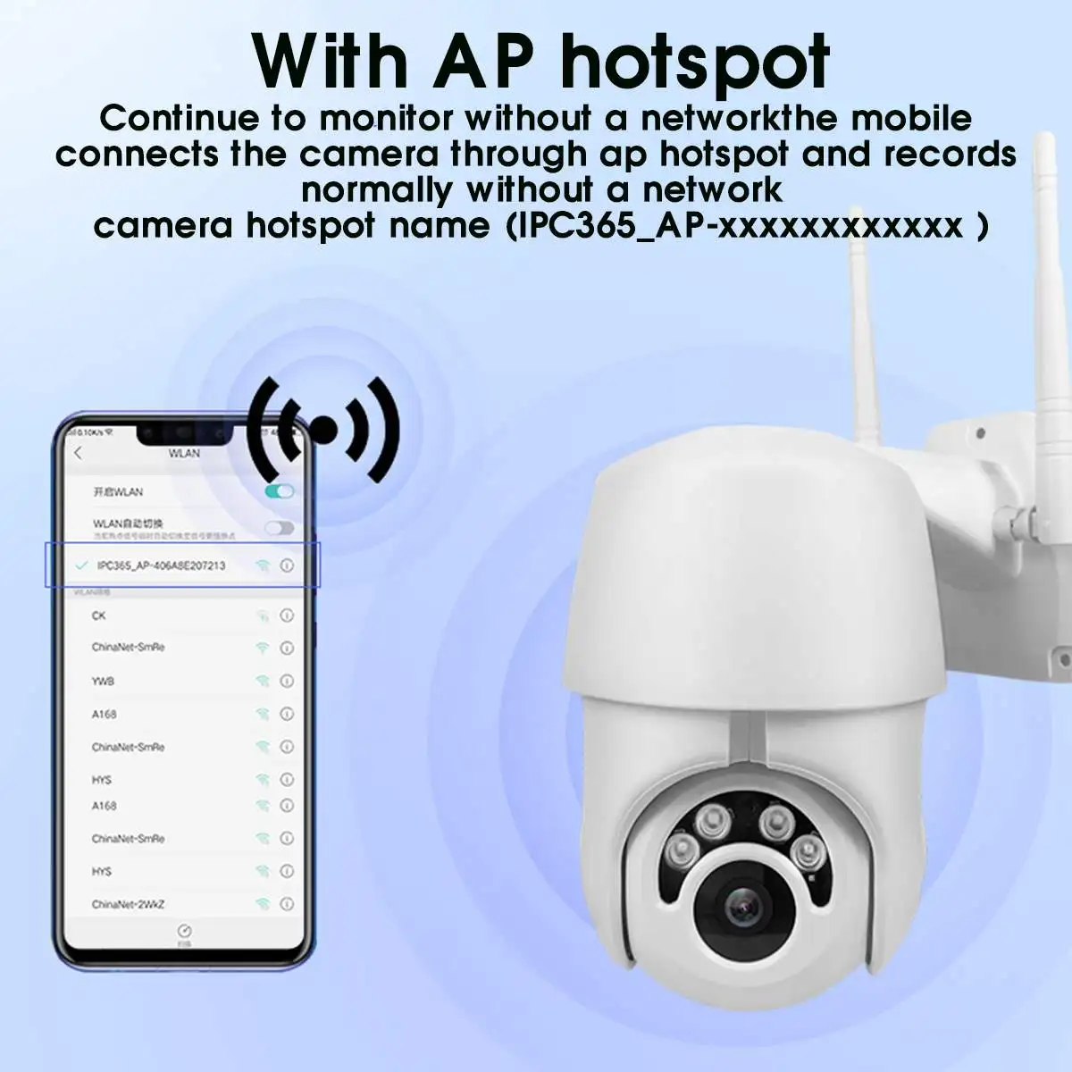 1080P Wi-Fi камера с питанием от батареи 2.0MP HD уличная Беспроводная ip-камера безопасности наблюдения Всепогодная PIR сигнализация запись аудио