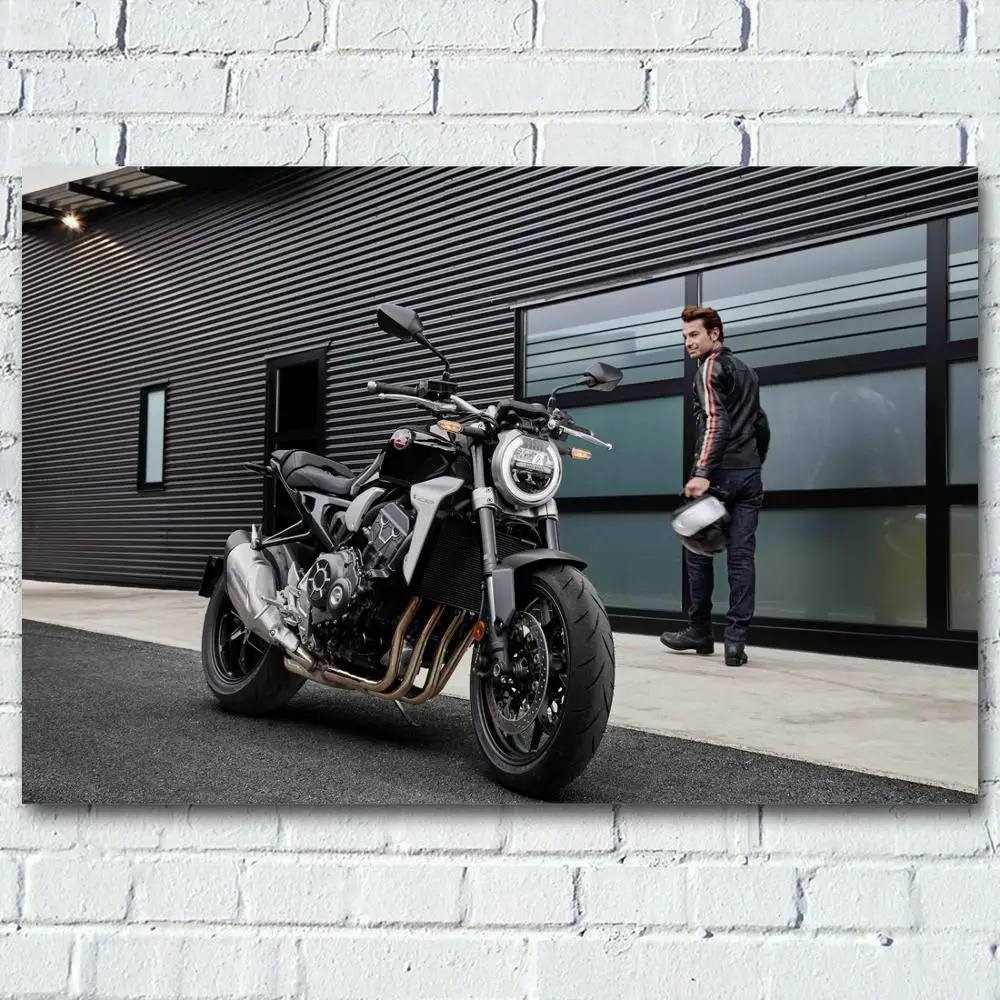 Холст для живописи мотоцикла Honda CB1000R 2019 мышцы к рулю велосипеда картина шелковой