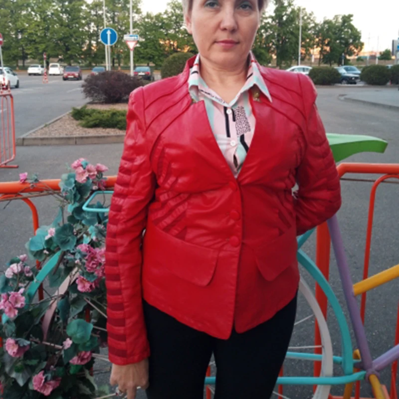 FTLZZ Новый размера плюс 4XL искусственная кожа мягкая ( ый) тонкий мотоциклетные