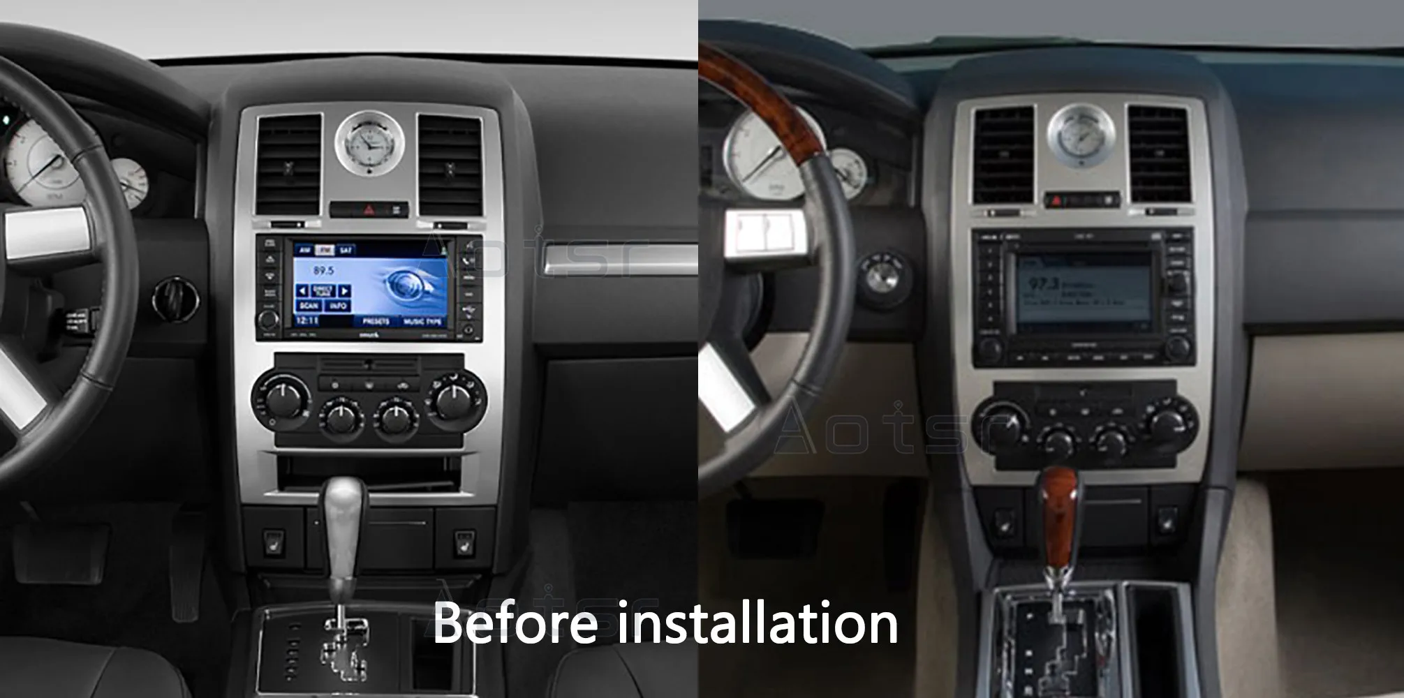 Автомобильный мультимедийный плеер AOTSR Android 10 0 для Chrysler 300C Jeep Dodge 2004-2014 GPS ГЛОНАСС