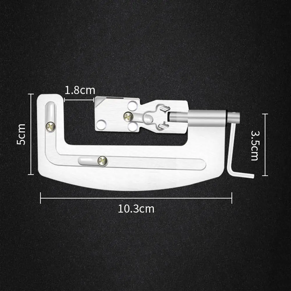 

Portable Fishing Hooks Line Knotter Stainless Steel Semi Automatic Fishing Hook Line Tying Tool Fishing Accessories