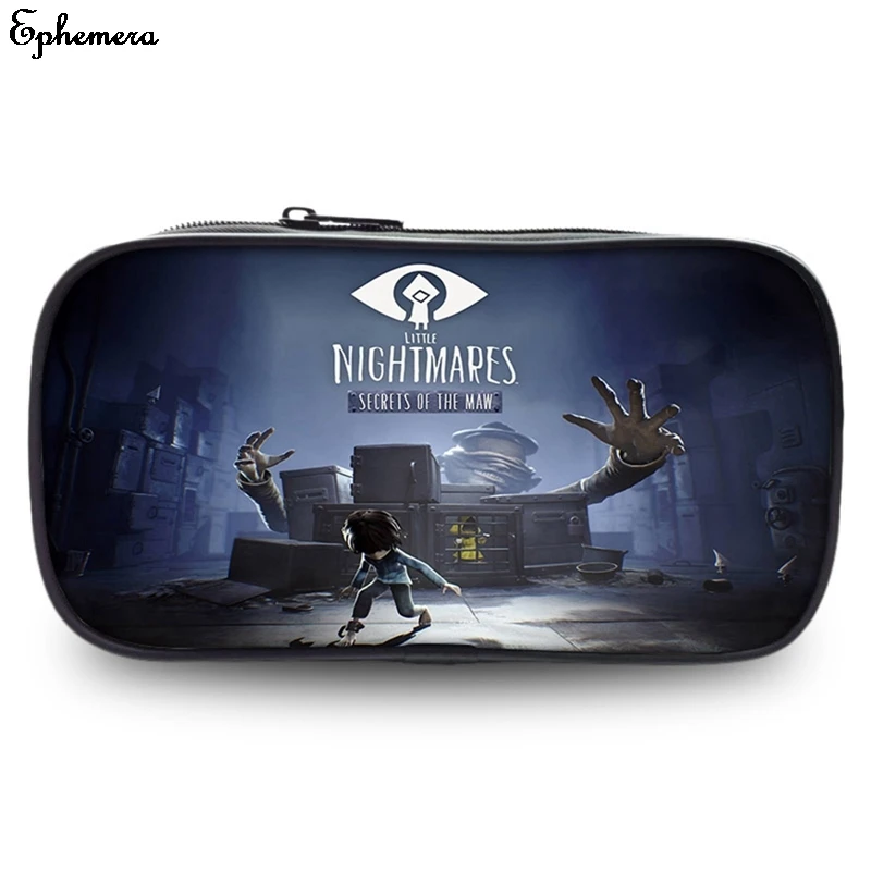 

New Game Little Nightmares 2 Pencil Case Kid Pen Bag Student Stationery Storage Bag Girl Makeup Bag Boy Multifunction Pencil Box