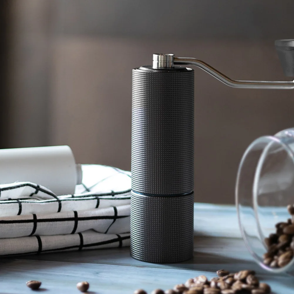 売却 高品質のアルミニウム手動コーヒーグラインダー,高品質のミニ手動コーヒーミル,ステンレス鋼の調整可能な粗さ,キッチン家電