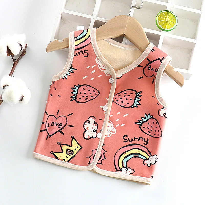 Жилет для девочек Детский жилет куртка без рукавов детская одежда жилеты