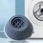 Подкладки для стиральной машины с шумоподавлением и подавлением ударов, антивибрационные подкладки, противоскользящие, с защитой от вибрации и шума, красные