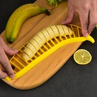 creative plastic banana cutting kitchen tool fruit divider household banana slicer gadgets kitchen items kitchen gadgets