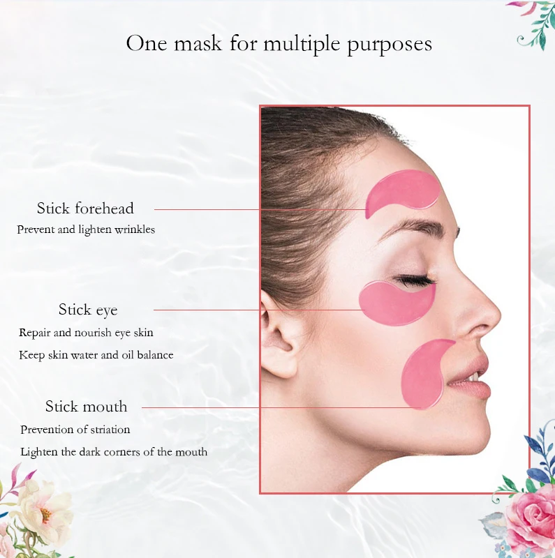 60 шт. коллагеновые маски для кожи вокруг глаз от морщин и тёмных кругов|Патчи| |