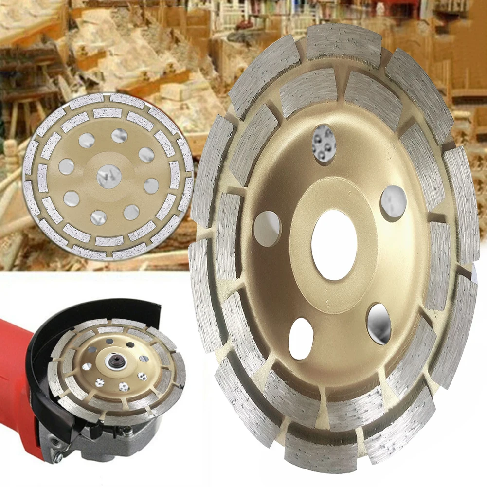 

Tools Metalworking Granite Stone Time Saving Milling Grinding Wheel Concrete Masonry Rotary Double Row Diamond Cup Ground Wall