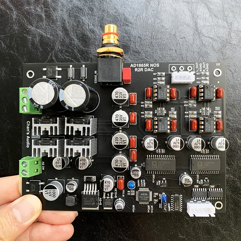 AD1865R AD1865 DAC виниловый декодер платы NOS Parallel R2R коаксиальный вход AK4118 поддержка 24