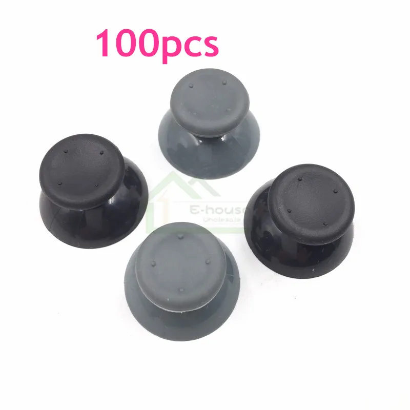 100 шт. черный/серый Dpad Thumbsticks аналоговая крышка джойстик замена крышки для