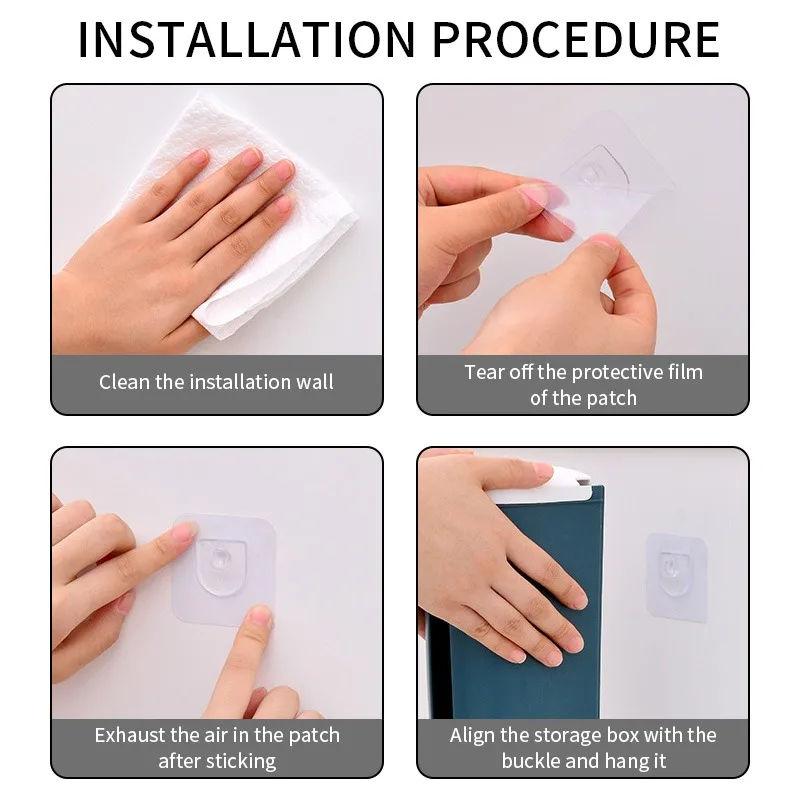 

Home Wall Hanging garbage bag storage box Nordic style organizer box Bathroom Plastic Bag Shoe Cover Storing Rack with Cover