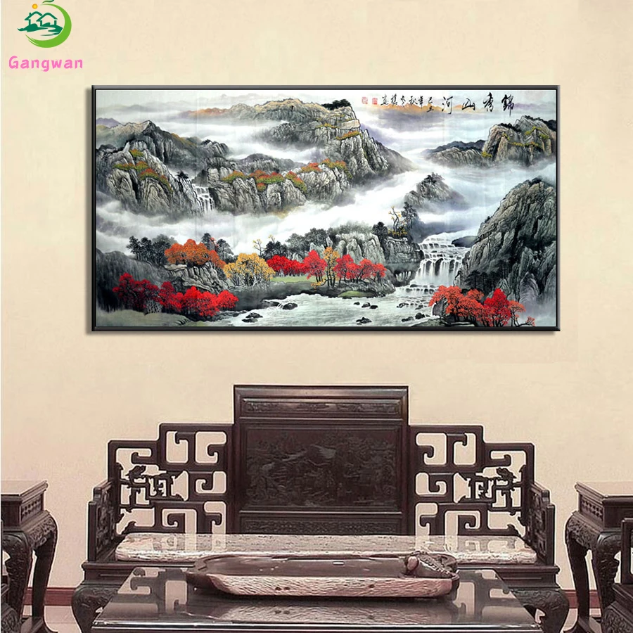 Алмазная живопись сделай сам Лидер продаж домашнее искусство китайская