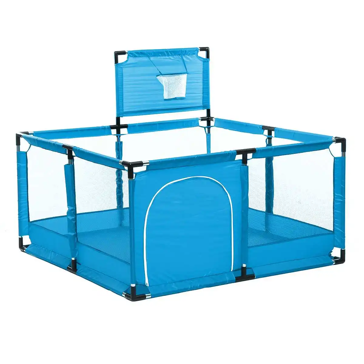 Sky Blue Bioby детский манеж для детей преддошкольного возраста детская безопасная забор Крытая наружная игровая ручка Океанский шар защитный барьер для бассейна с корзиной - Цвет: Sky Blue