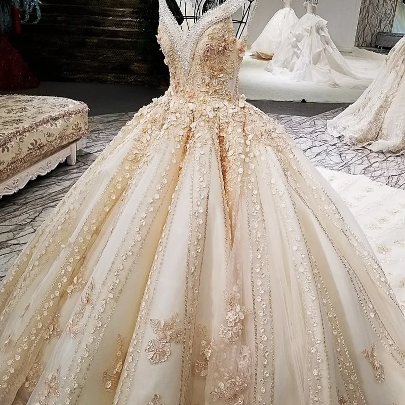 LS01474 роскошное золотое шампанское для взрослых с V образным вырезом красочные 3d