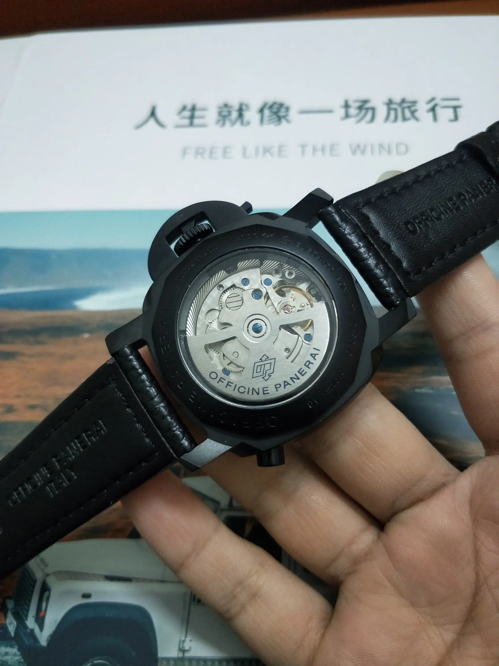 

Panerai Luminor watch men's skeleton automatic mechanical AAA watch gold skeleton retro men's women watch quartz watch