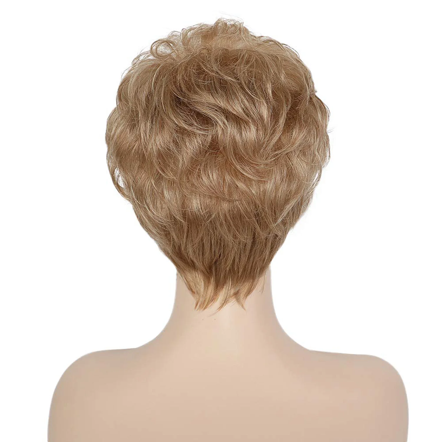 Синтетические парики для женщин 2 цвета короткие вьющиеся волосы натуральные